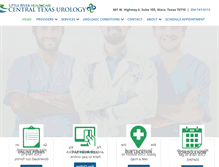 Tablet Screenshot of centraltexasurology.com